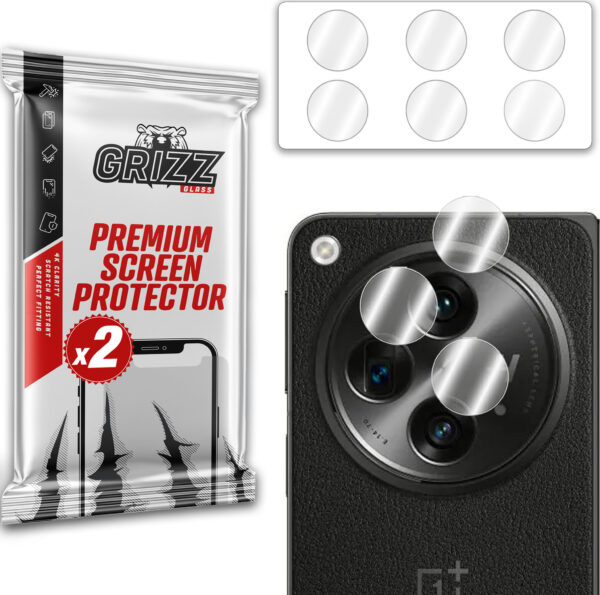 GrizzGlass OnePlus Open Camera Protector set Hybridglass