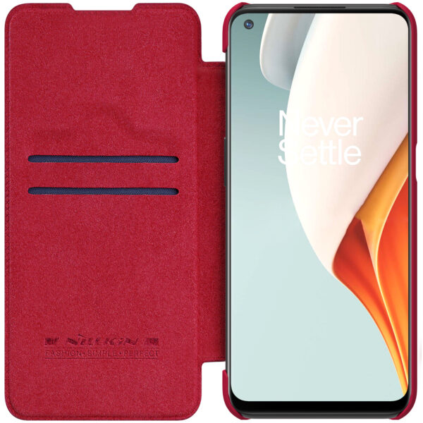 Nillkin OnePlus Nord N100 Flip Case Qin Rood