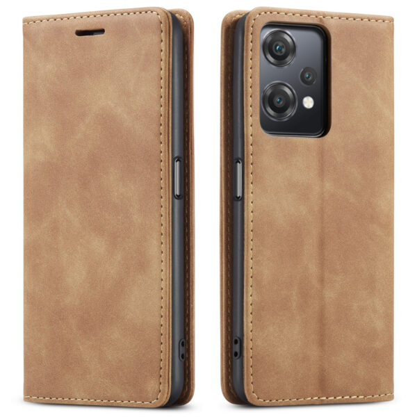 ProGuard OnePlus Nord CE 2 Lite Wallet Hoesje Vintage Leder Beige