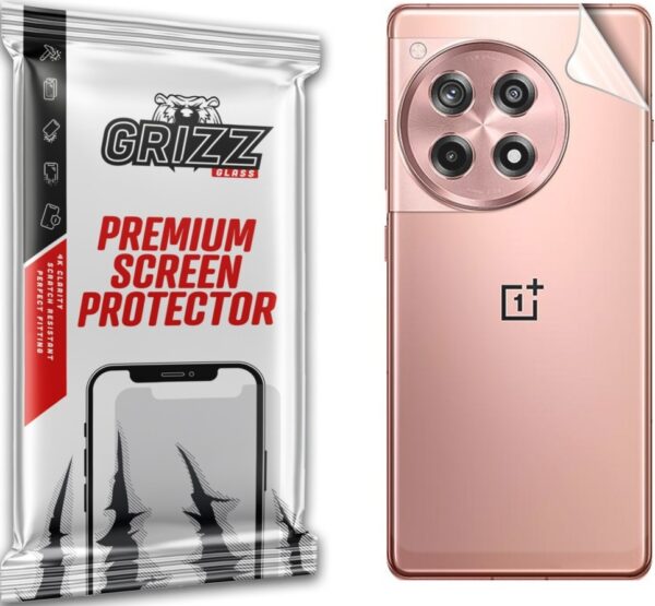 GrizzGlass OnePlus 12R Satin Skin achterkant protector Mat