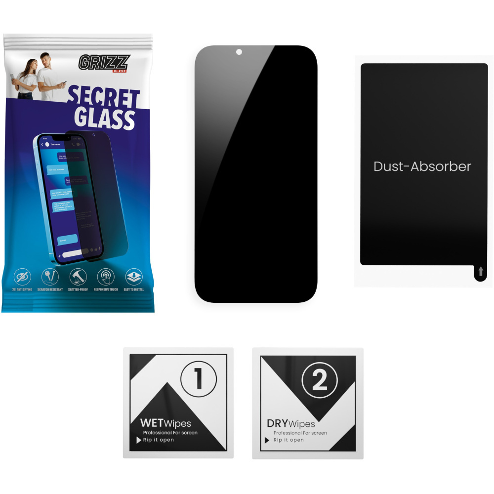 GrizzGlass OnePlus Nord CE 4 Lite SecretGlass Screen Protector - Afbeelding 5