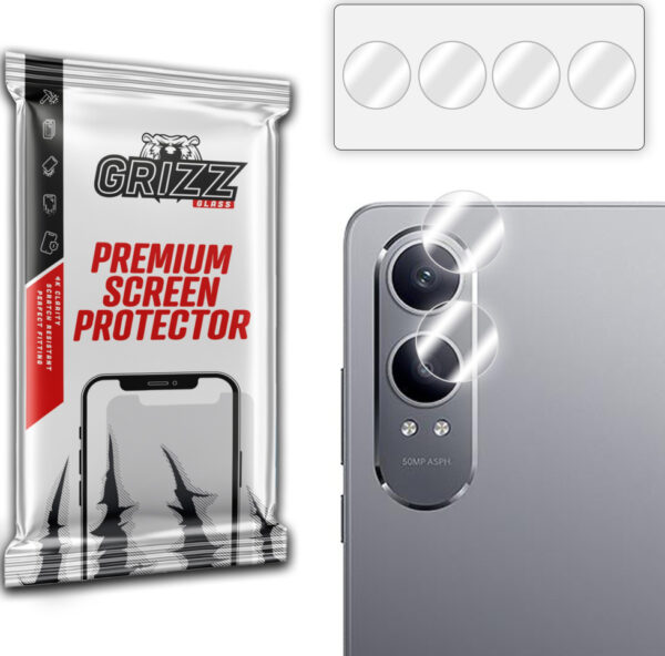 GrizzGlass OnePlus Nord CE 4 Lite Camera Protector set Hybridglass