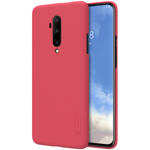 Nillkin OnePlus 7T Pro Hoesje Super Frosted Shield Rood