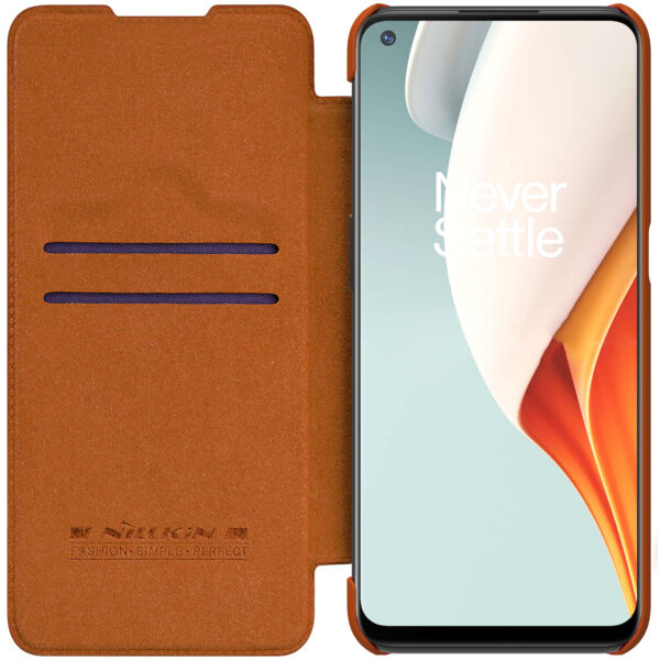 Nillkin OnePlus Nord N100 Flip Case Qin Bruin