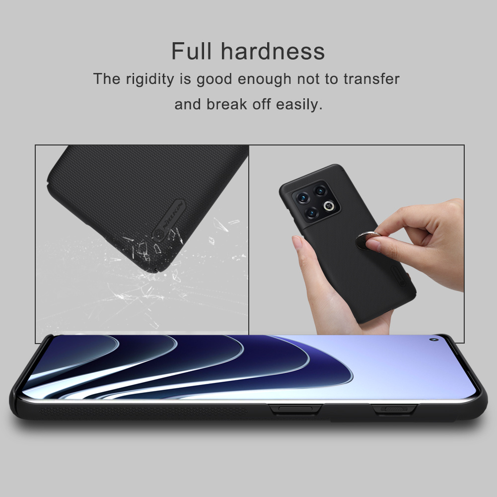 Nillkin OnePlus 10 Pro Hoesje Super Frosted Shield Wit - Afbeelding 9
