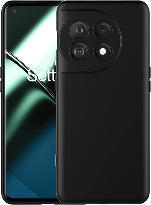 ProGuard OnePlus 11 Hoesje Liquid Silicone Zwart