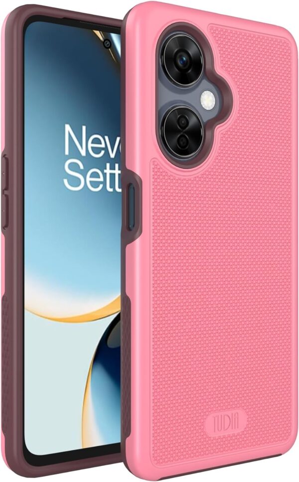 Tudia OnePlus Nord CE 3 Lite Hoesje MergeGrip DualShield Roze