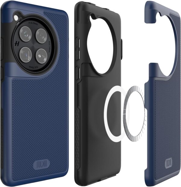 Tudia OnePlus 12 Hoesje MergeGrip [MagSafe] Indigo Blauw