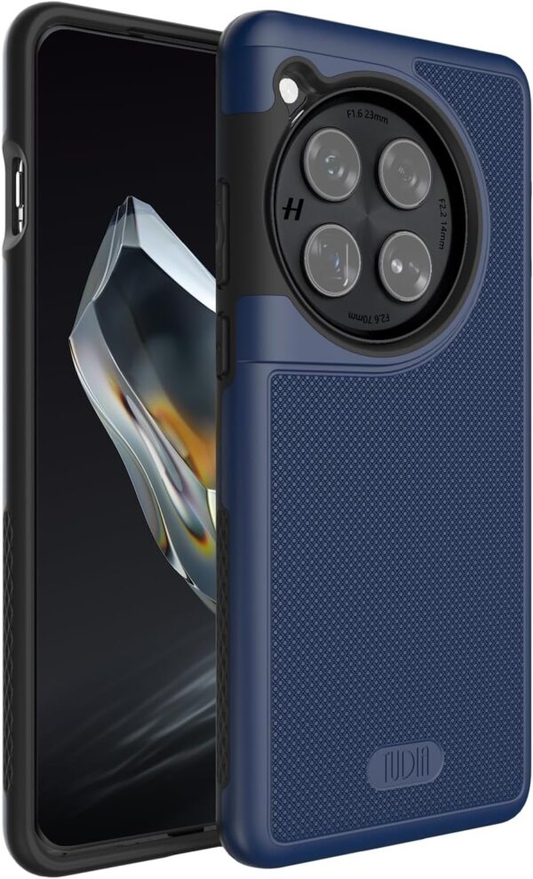 Tudia OnePlus 12 Hoesje MergeGrip Indigo Blauw
