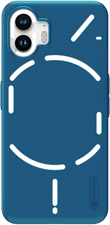 Nillkin Nothing Phone (2) Hoesje Super Frosted Shield Blauw