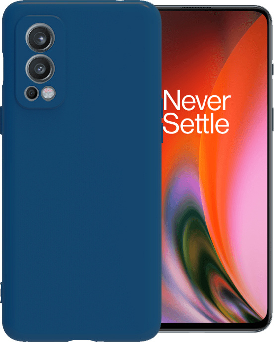 ProGuard OnePlus Nord 2 Hoesje Liquid Silicone Blauw