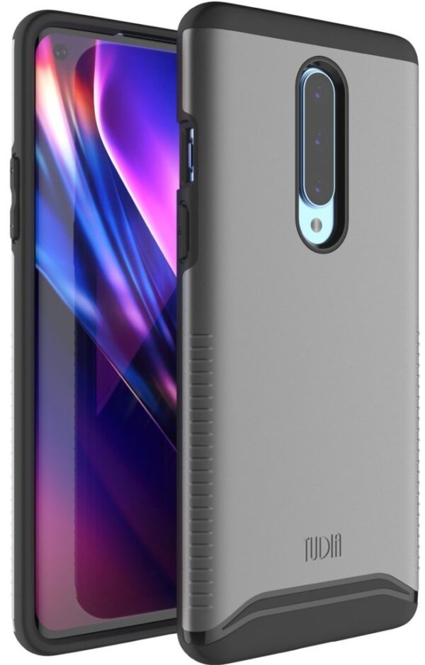 Tudia OnePlus 8 Hoesje Merge Grijs