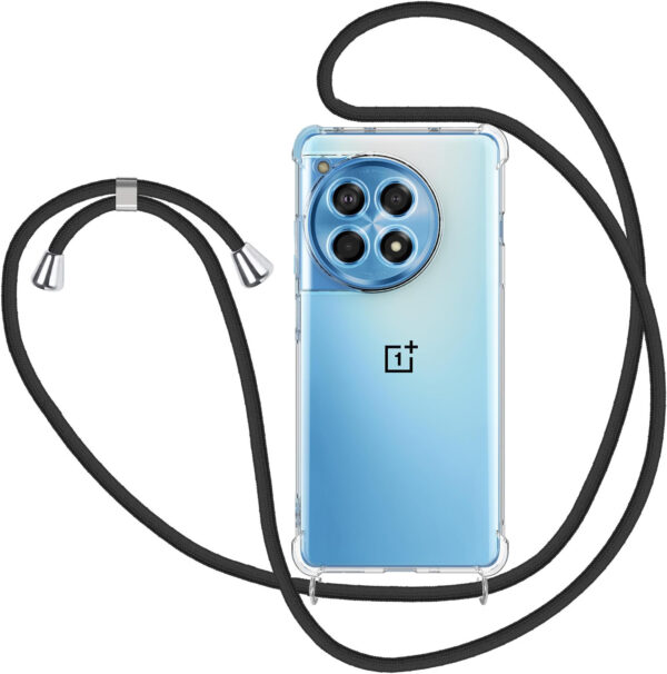 ProGuard OnePlus 12R Hoesje Met  Zwart Koord