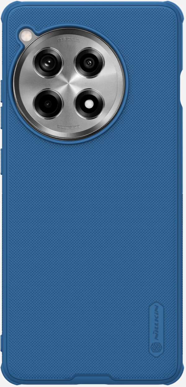 Nillkin OnePlus 12R Hoesje Super Frosted Shield Pro Blauw