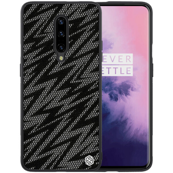 Nillkin OnePlus 7 Pro Hoesje Twinkle Lightning Black