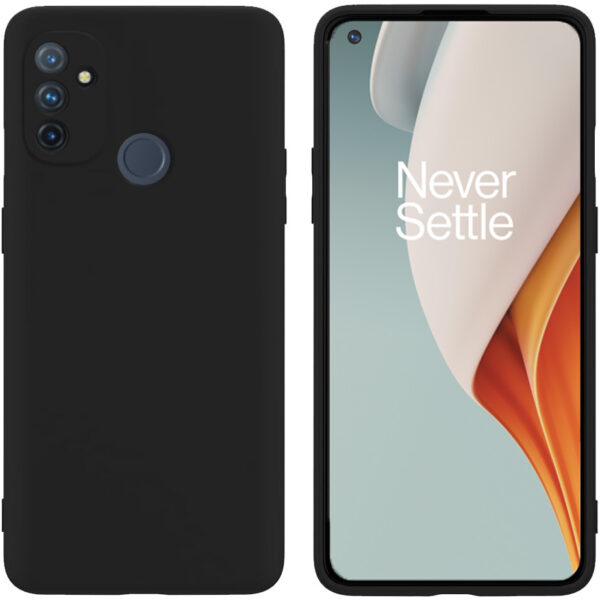 ProGuard OnePlus Nord N100 Hoesje Liquid Silicone Zwart