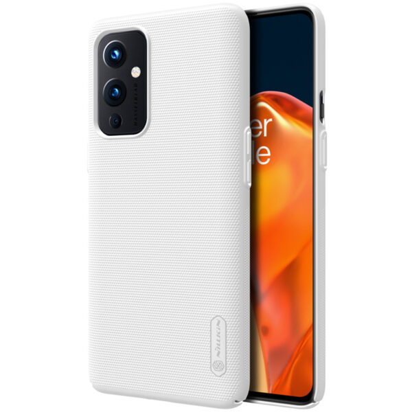 Nillkin OnePlus 9 Hoesje Super Frosted Shield Wit