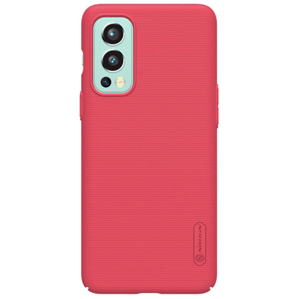 Nillkin OnePlus Nord 2 Hoesje Super Frosted Shield Rood