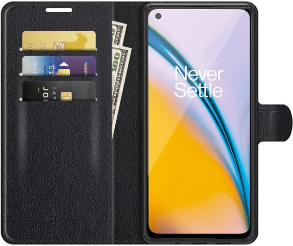 ProGuard OnePlus Nord 2 Wallet Flip Case Zwart