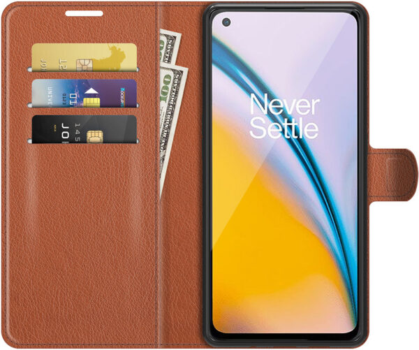 ProGuard OnePlus Nord 2 Wallet Flip Case Bruin