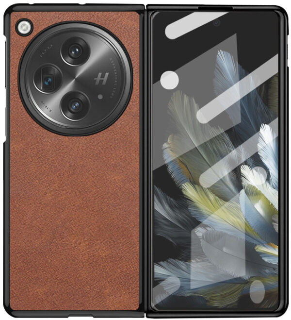 ProGuard OnePlus Open hoesje leder Bruin