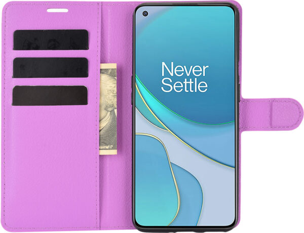 ProGuard OnePlus 9 Wallet Flip Case Paars