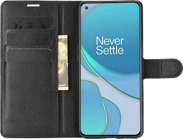 ProGuard OnePlus 9 Wallet Flip Case Zwart