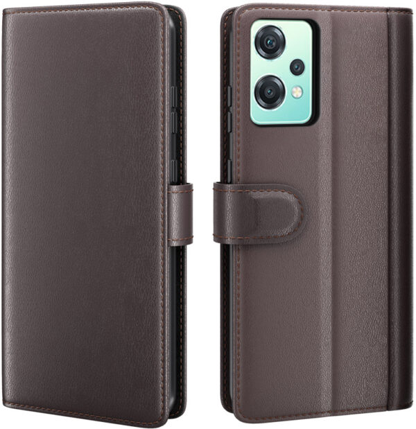 ProGuard OnePlus Nord CE 2 Lite Wallet Hoesje Echt Leder Bruin