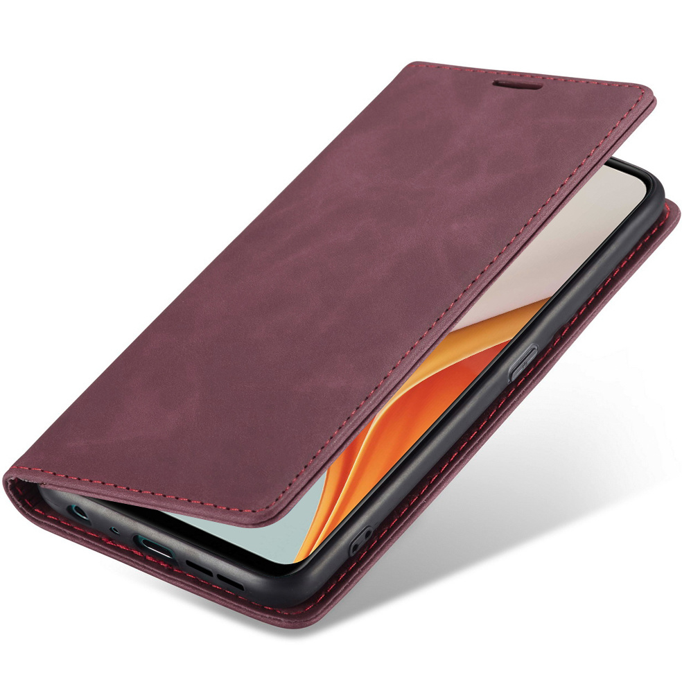 ProGuard OnePlus Nord N100 Wallet Hoesje Vintage Leder Rood - Afbeelding 10