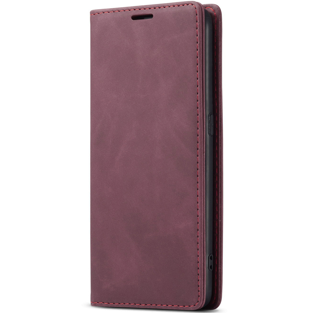 ProGuard OnePlus Nord N100 Wallet Hoesje Vintage Leder Rood - Afbeelding 7