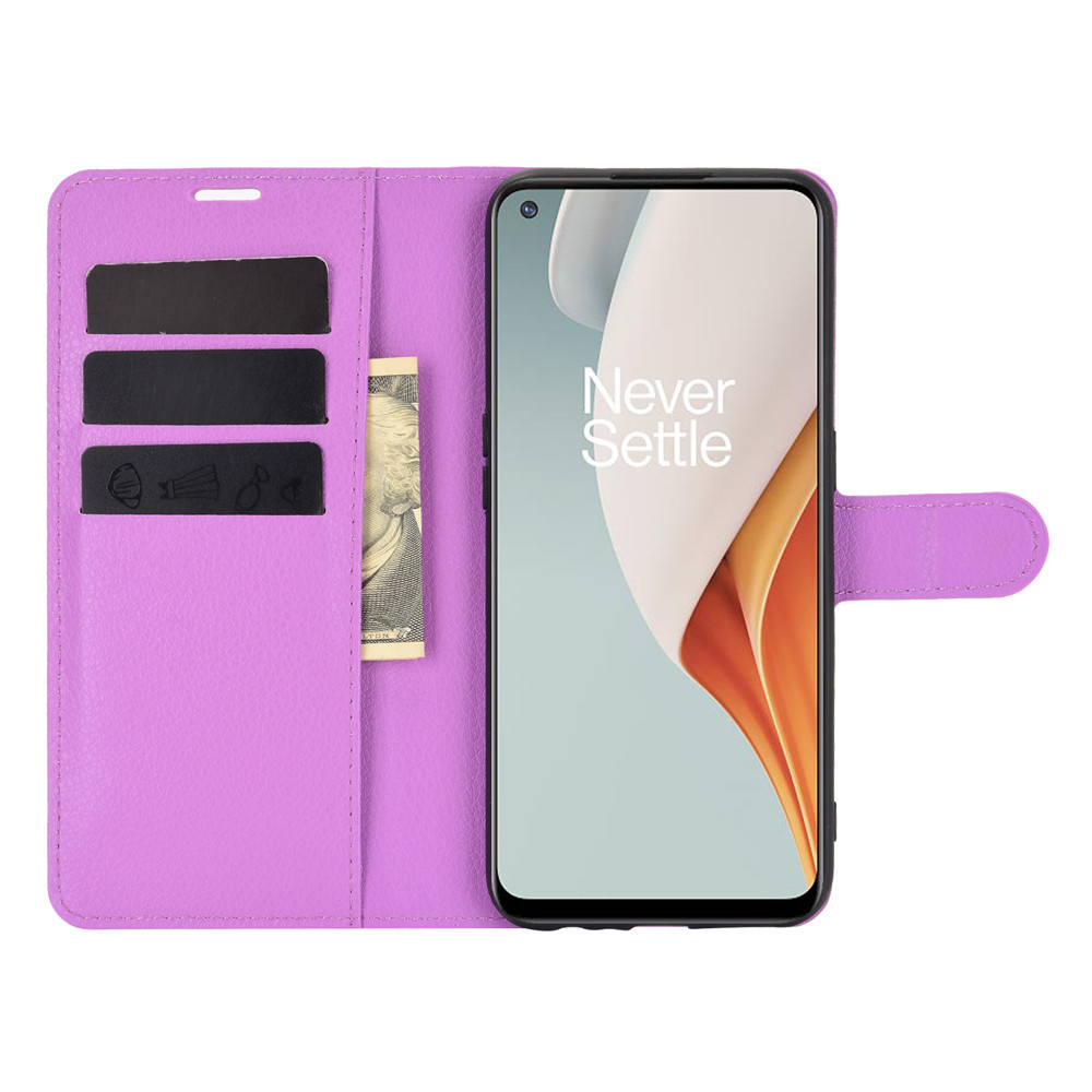 ProGuard OnePlus Nord N100 Wallet Flip Case Paars - Afbeelding 4