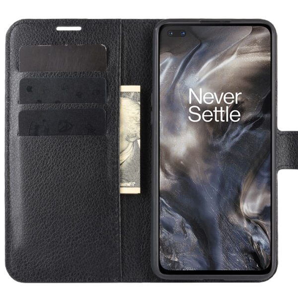 ProGuard OnePlus Nord Wallet Flip Case Zwart