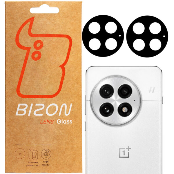 Bizon OnePlus 13 Glazen Camera Lens Protector Zwart (2 st.)