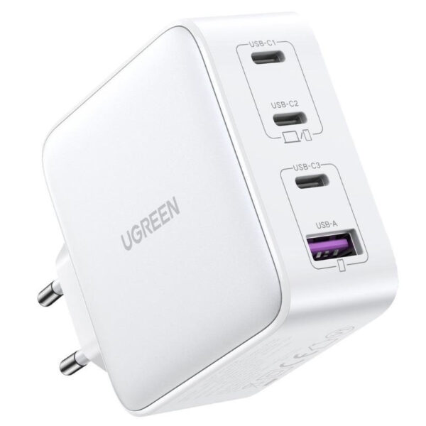 UGREEN GaN Oplader 3x USB-C - 1x USB-A 100w Wit OnePlus
