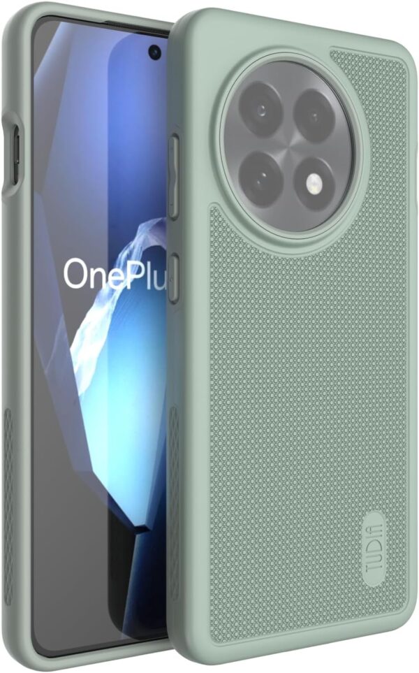 Tudia OnePlus 13R Hoesje MergeGrip Lichtgroen