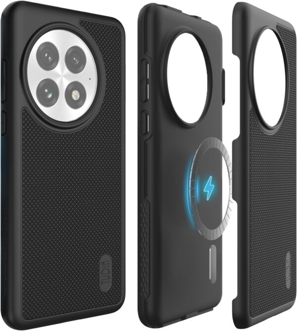 Tudia OnePlus 13 Hoesje MergeGrip [MagSafe] Zwart