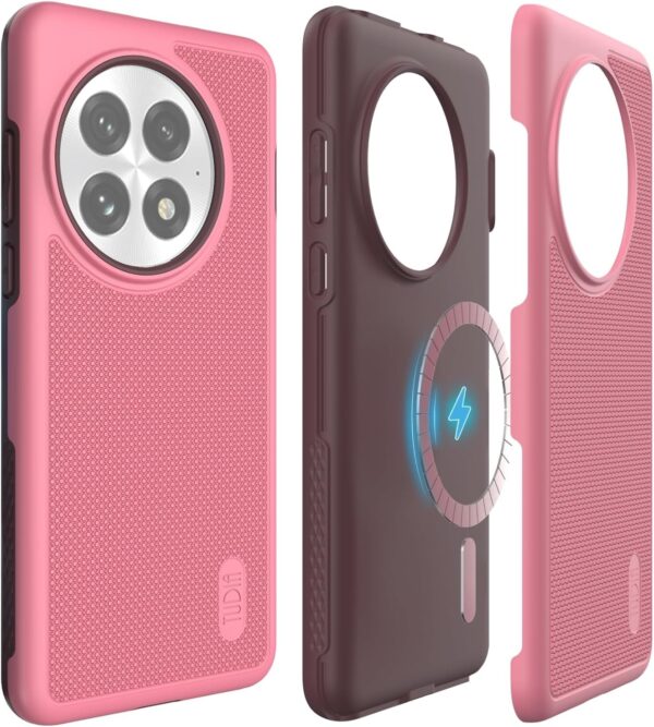 Tudia OnePlus 13 Hoesje MergeGrip [MagSafe] Roze