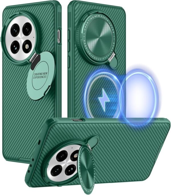 Nillkin OnePlus 13 Hoesje CamShield Prop Case [MagSafe] Groen