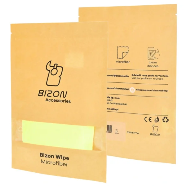 Bizon Smartphone Microvezel Doek 35x35 Geel