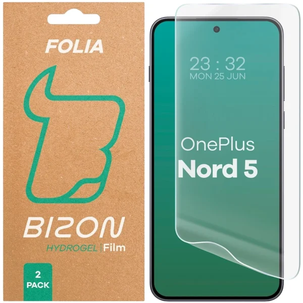 Bizon Hydrogel Screen Protector OnePlus Nord 5 [2 PACK]