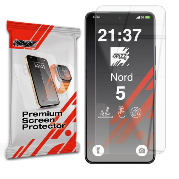 GrizzGlass OnePlus Nord CE5 HybridGlass Screen Protector