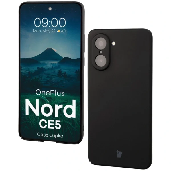 Bizon OnePlus Nord CE5 Hoesje Lupka Zwart