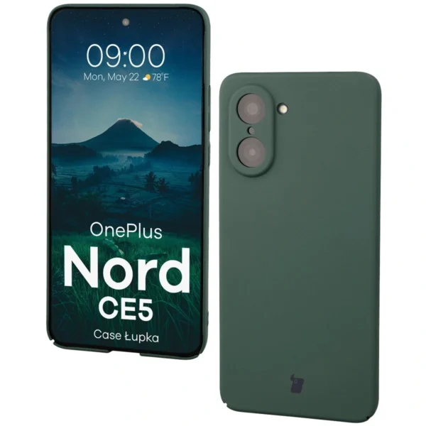 Bizon OnePlus Nord CE5 Hoesje Lupka Groen