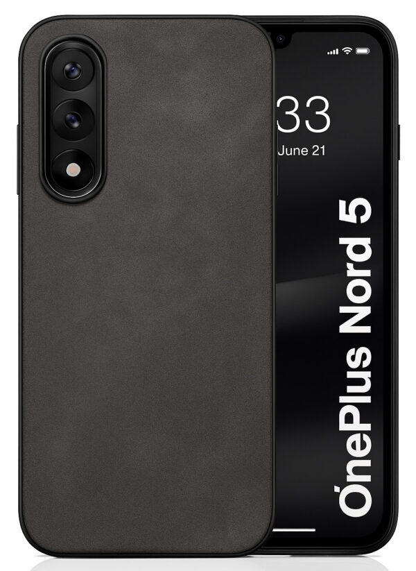 ProGuard OnePlus Nord 5 Alcantara Hoesje Zwart