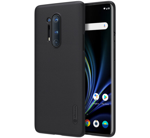 Nillkin OnePlus 8 Pro Hoesje Super Frosted Shield ZWART