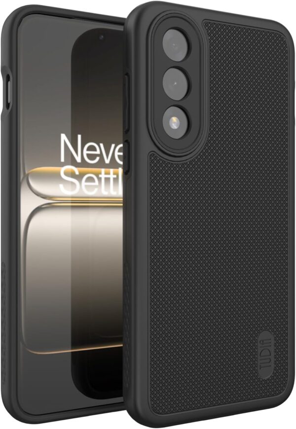 Tudia OnePlus Nord 5 hoesje Dual Layer MergeGrip Zwart